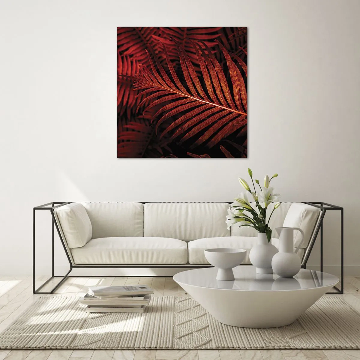 Glasbild - Bild auf glas - Die Hitze des Lebens - 50x50 cm