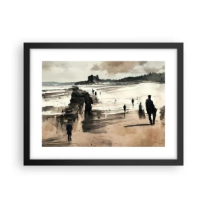 Poster in einem schwarzem Rahmen - Einberufen - 40x30 cm