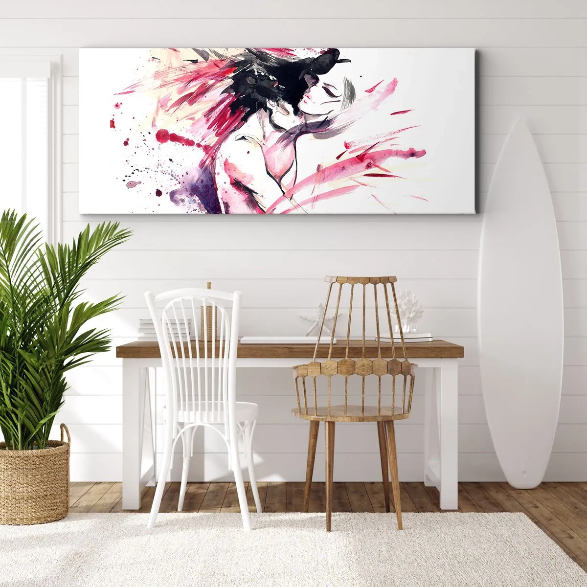 Bild auf Leinwand - Leinwandbild - Eine Liebeserfüllung - 90x30 cm