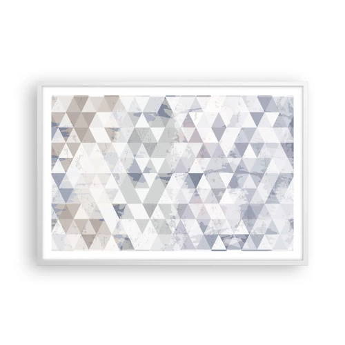 Poster in einem weißen Rahmen - Im Rhythmus auf drei - 91x61 cm