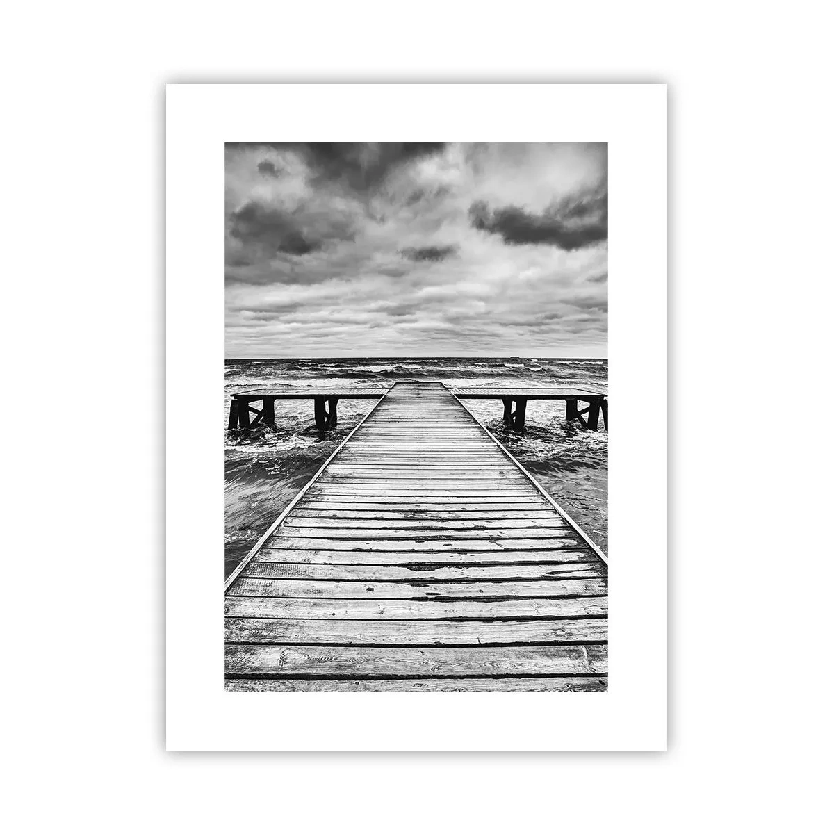 Poster - Ich warte darauf, dass der Wind wegjagt... - 30x40 cm