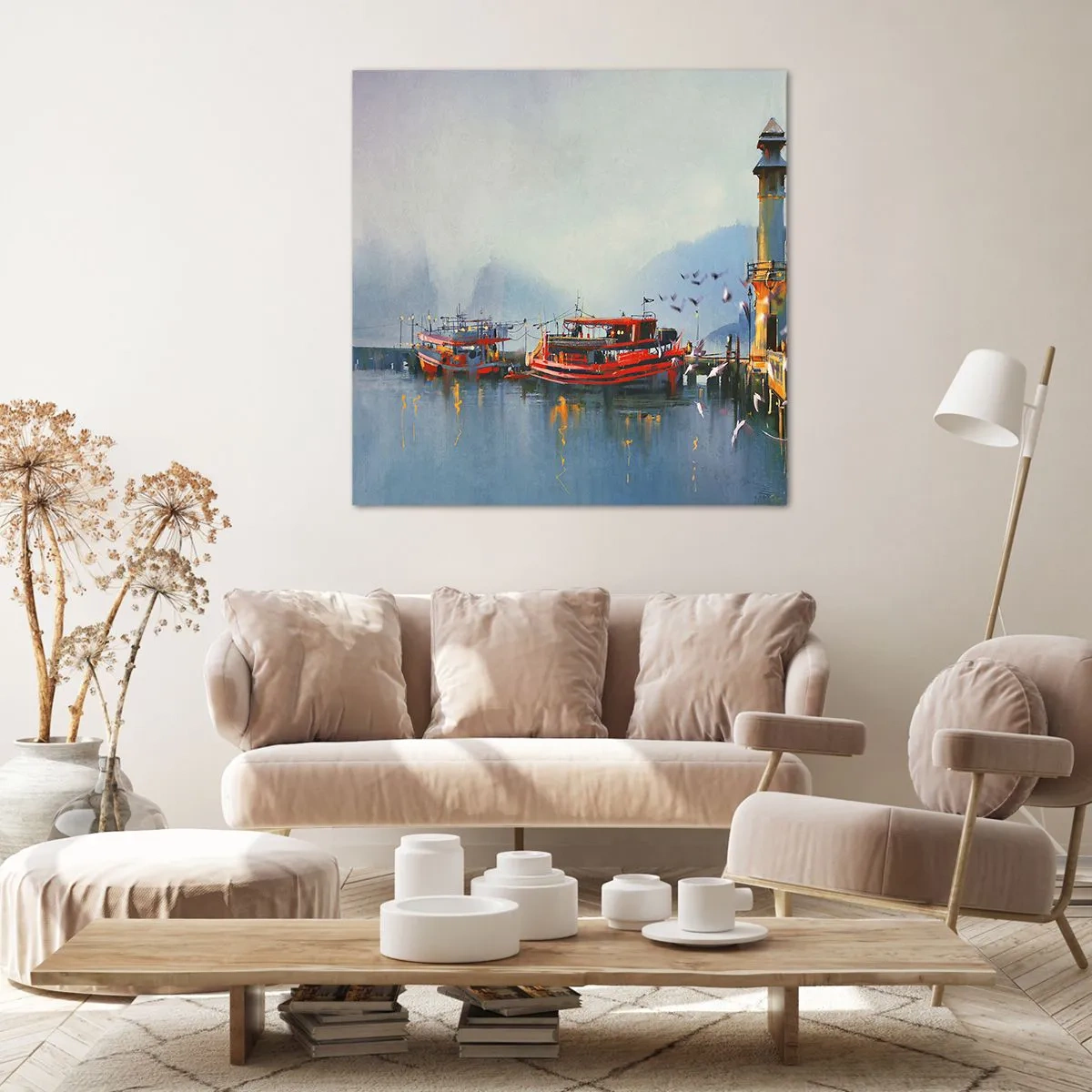Bild auf Leinwand - Leinwandbild - Am Ende der Welt - 30x30 cm