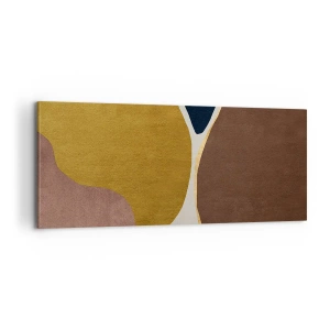 Bild auf Leinwand - Leinwandbild - Abstraktion – ein Ort im Raum - 100x40 cm