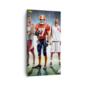 Bild auf Leinwand - Leinwandbild - Feldgladiatoren - 45x80 cm