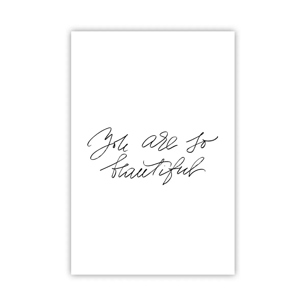 Poster - Glauben Sie wirklich ... - 61x91 cm