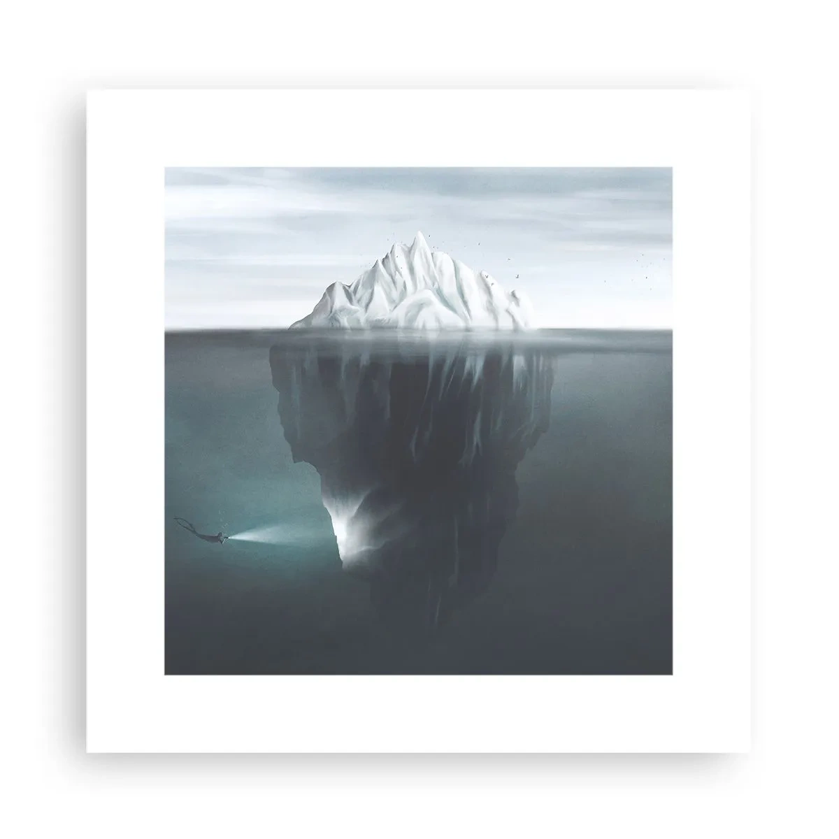 Poster - Unterwassergeheimnis - 30x30 cm