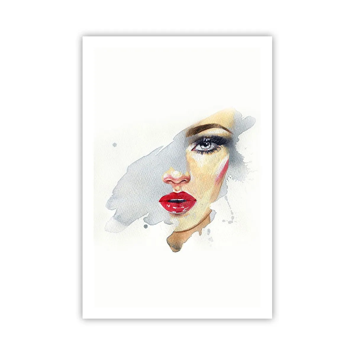 Poster - Abspiegeln in einem Wassertropfen - 61x91 cm
