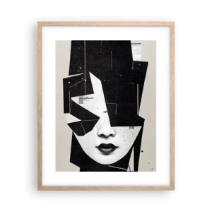 Poster in einem Rahmen aus heller Eiche - Tief verborgen - 40x50 cm