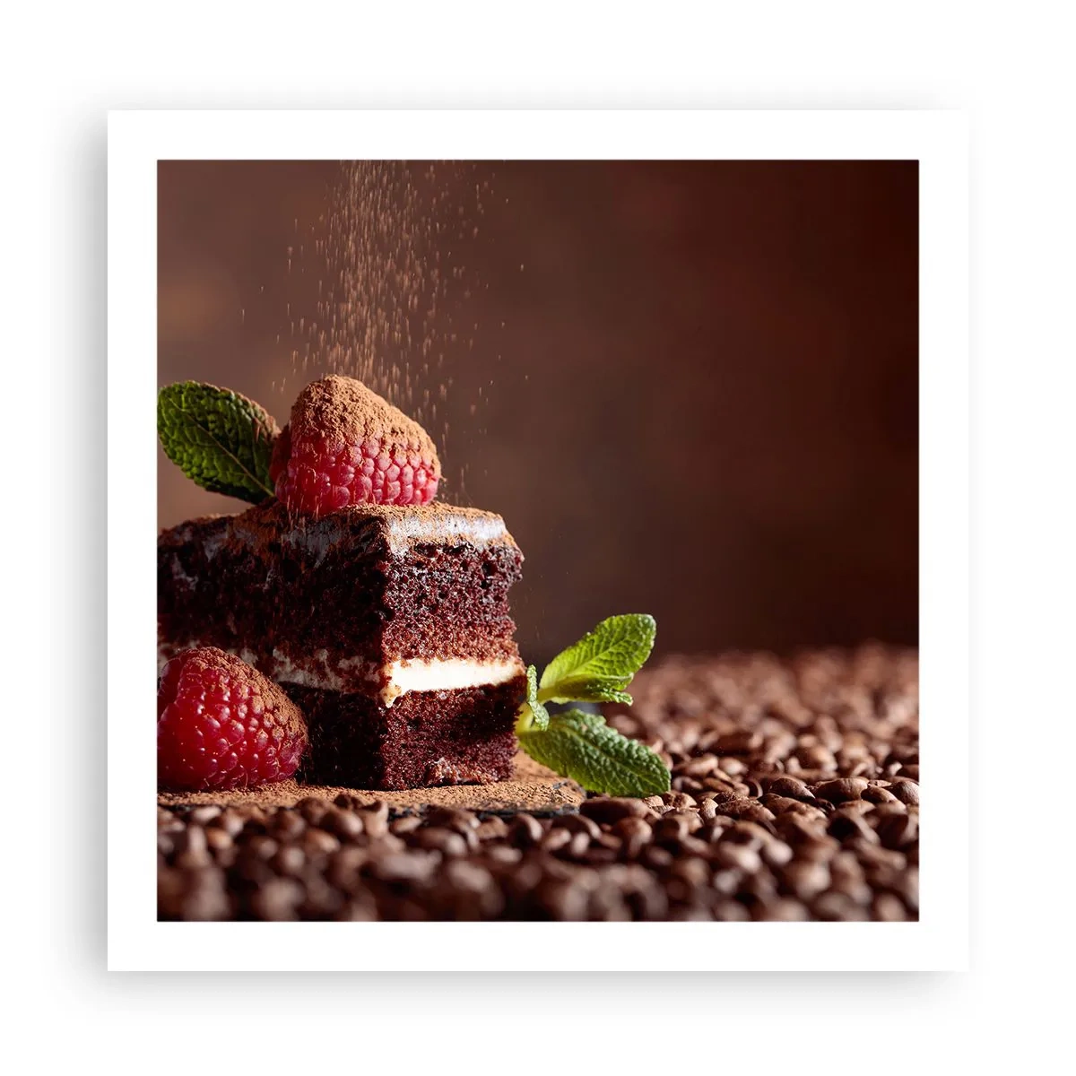 Poster - Das Leben ist süß - 60x60 cm