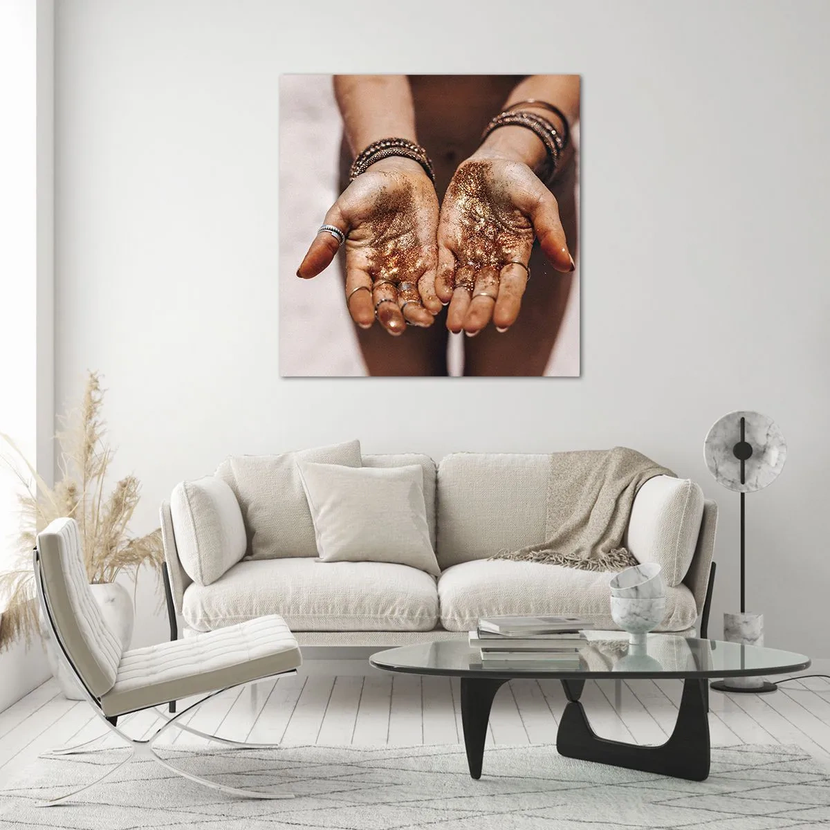 Glasbild - Bild auf glas - Ein Geschenk für dich - 70x70 cm