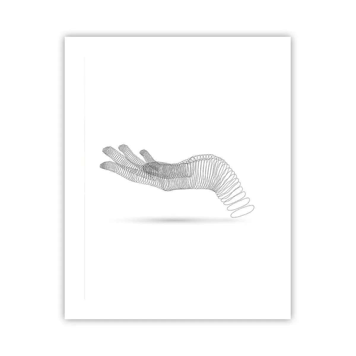 Poster - Federnde Hand - 40x50 cm