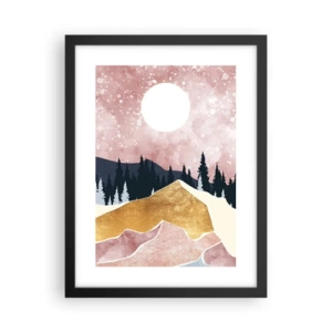 Poster in einem schwarzem Rahmen - Nachtwache - 30x40 cm