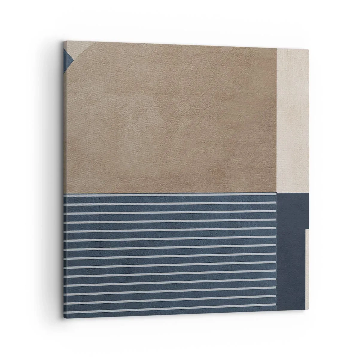 Bild auf Leinwand - Leinwandbild - Komposition aus Einfachheit und Rundheit - 50x50 cm