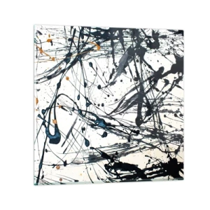 Glasbild - Bild auf glas - Sinn machen oder keinen Sinn machen? - 50x50 cm