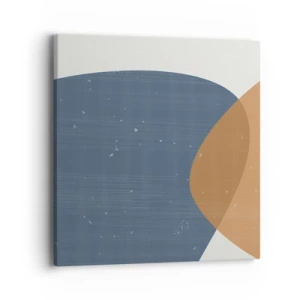 Bild auf Leinwand - Leinwandbild - Ovale und Einflüsse - 40x40 cm