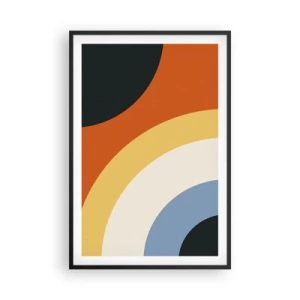 Poster in einem schwarzem Rahmen - Zu mir selbst - 61x91 cm