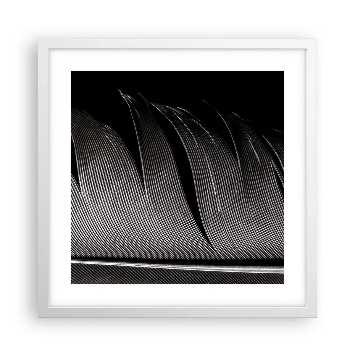 Poster in einem weißen Rahmen - Stift – ein wunderbares Design - 40x40 cm