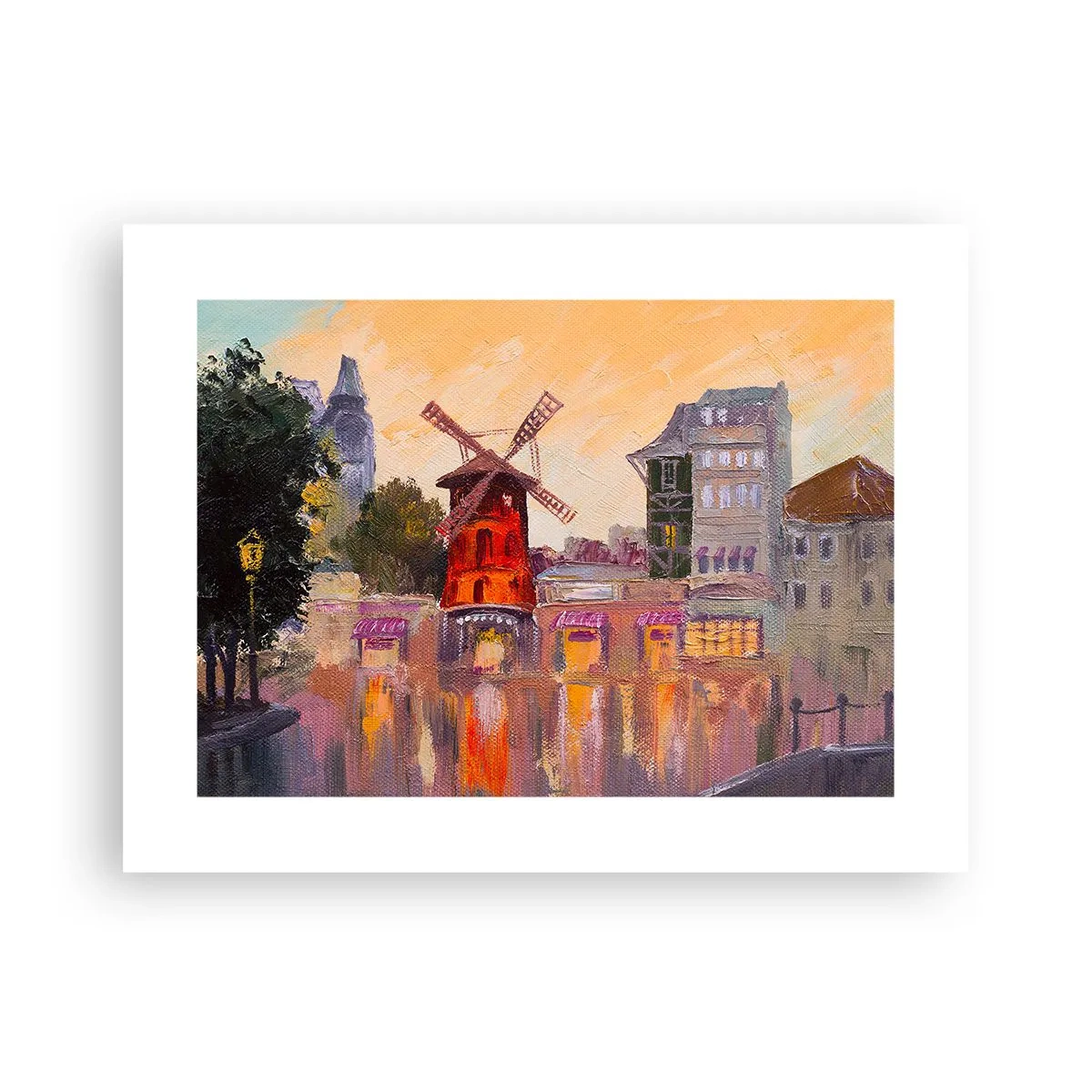 Poster - Pariser Ikonen – Moulin Rouge - 40x30 cm