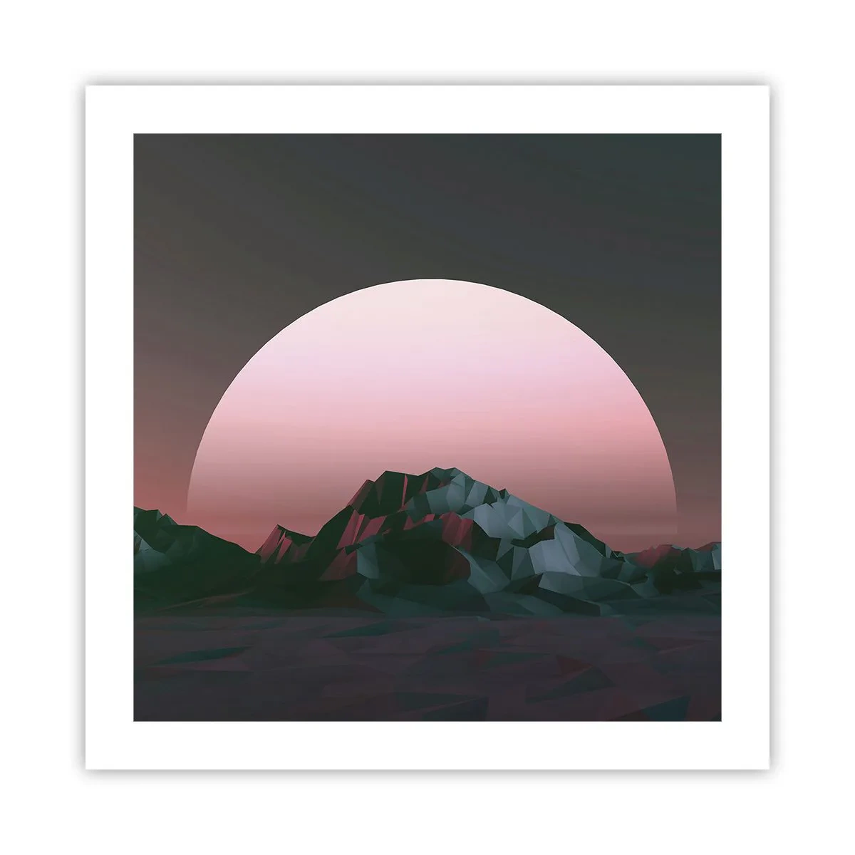 Poster - In einer Nachbargalaxie - 50x50 cm