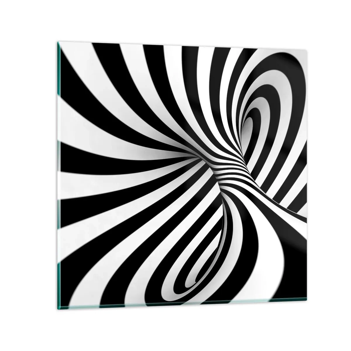 Glasbild - Bild auf glas - Komposition: Tanzraum - 60x60 cm