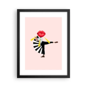 Poster in einem schwarzem Rahmen - Surreale Pop-Art - 30x40 cm