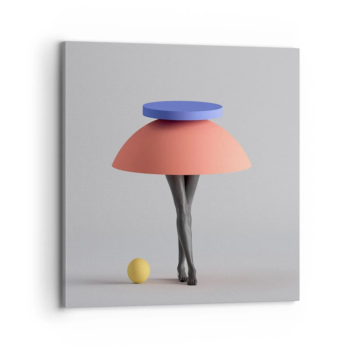 Bild auf Leinwand - Leinwandbild - Surrealistische Komposition - 70x70 cm