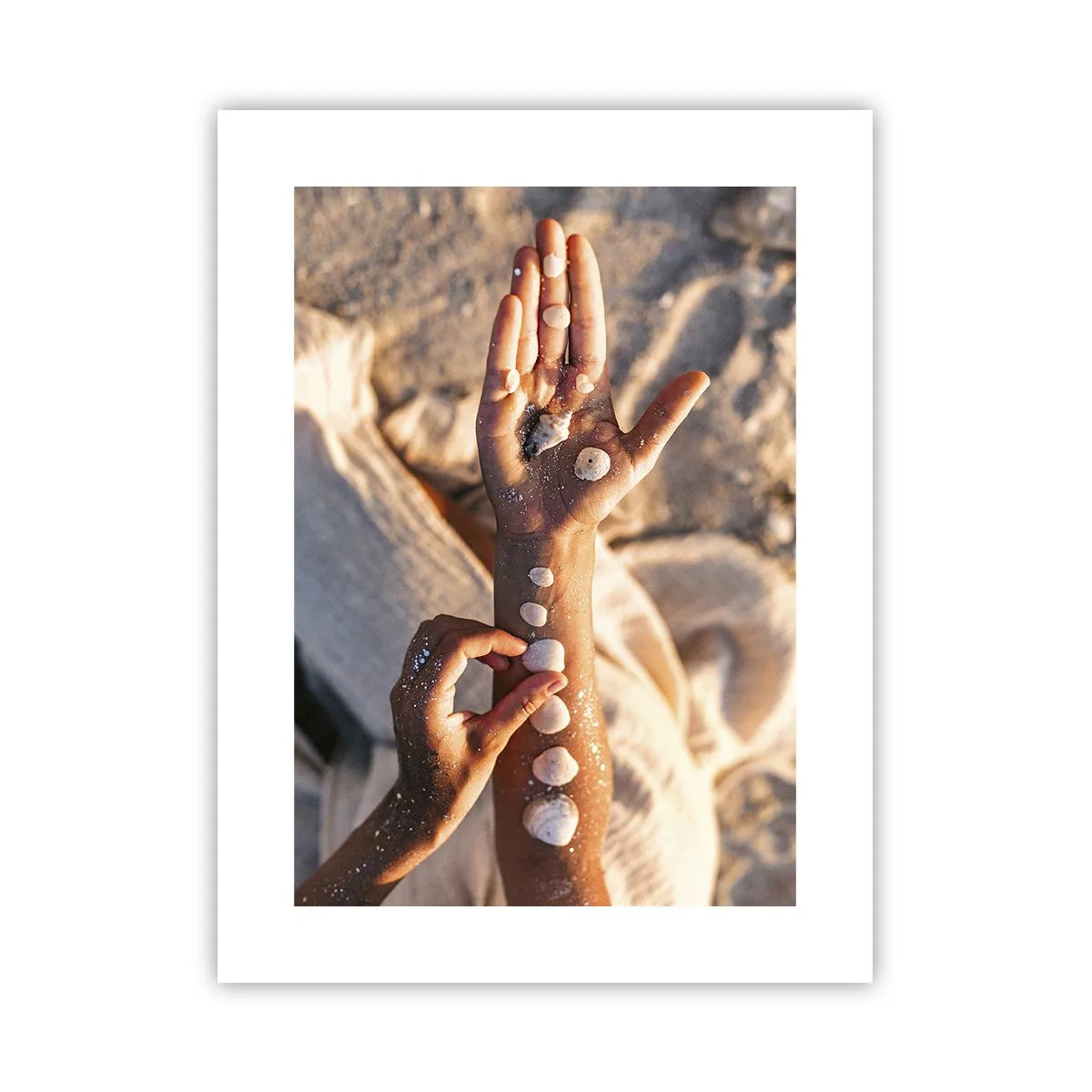 Poster - Schönheit an Ihren Fingerspitzen - 30x40 cm