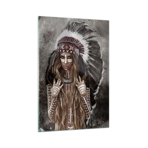 Glasbild - Bild auf glas - Das Geheimnis der Stärke des Stammes - 70x100 cm