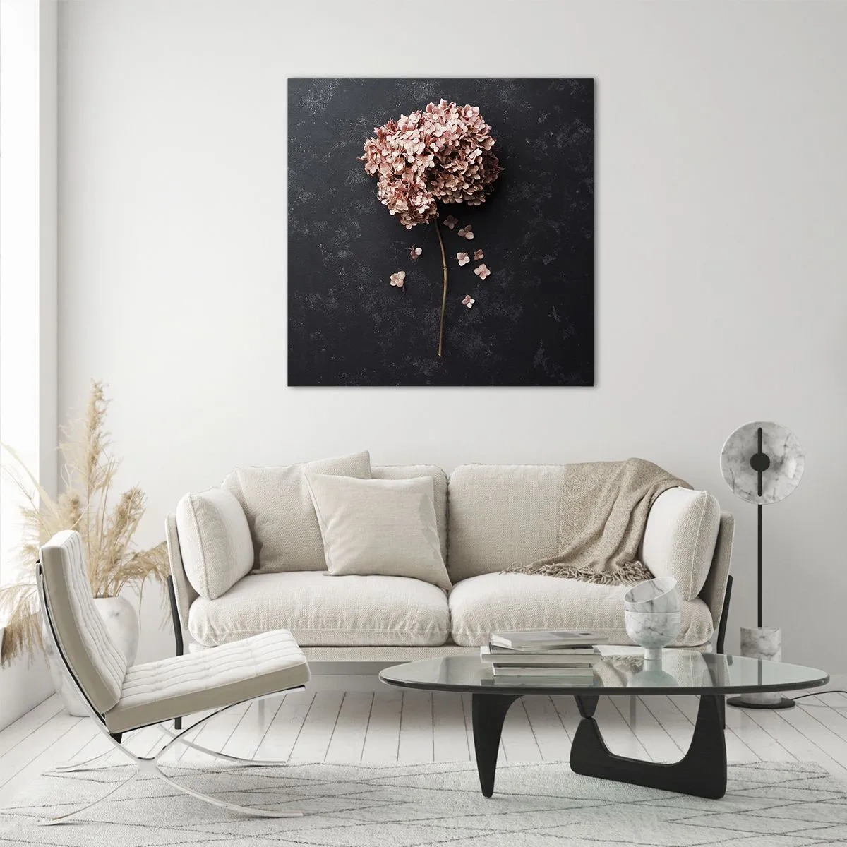 Glasbild - Bild auf glas - Wirklich romantisches Zeichen - 60x60 cm