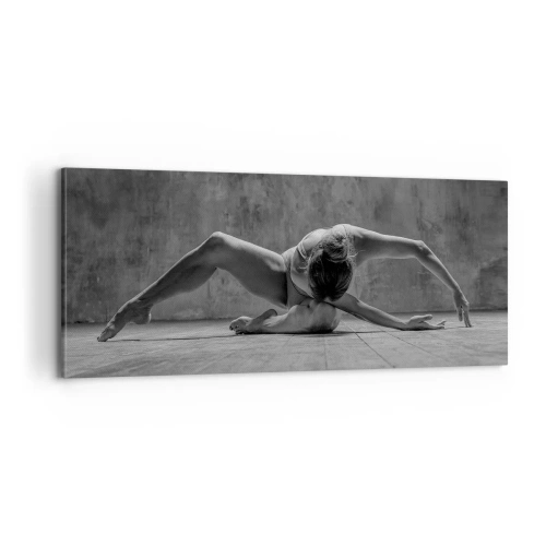 Bild auf Leinwand - Leinwandbild - Symmetrie gefunden - 100x40 cm