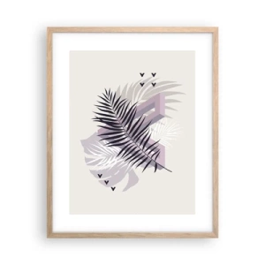 Poster in einem Rahmen aus heller Eiche - Der Schatten des Schattens - 40x50 cm