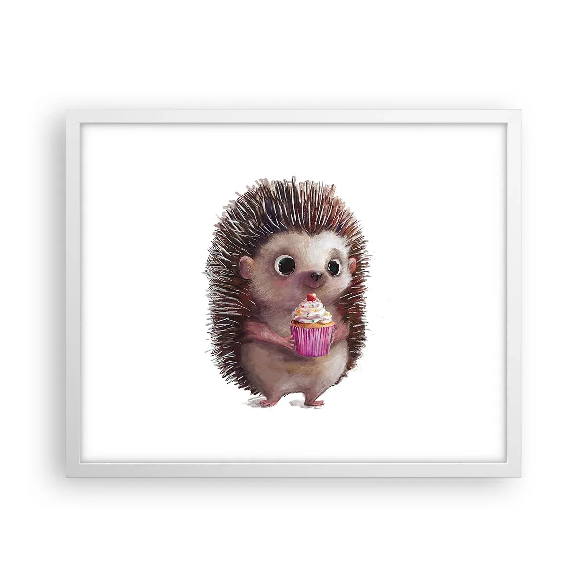 Poster in einem weißen Rahmen - Der Feiertag ist jeden Tag - 50x40 cm