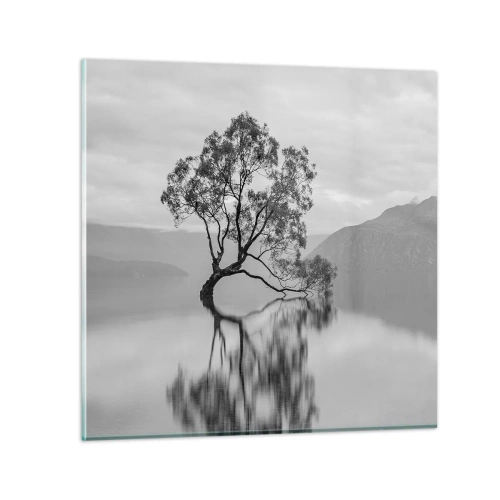 Glasbild - Bild auf glas - Es gibt so ein Land - 40x40 cm