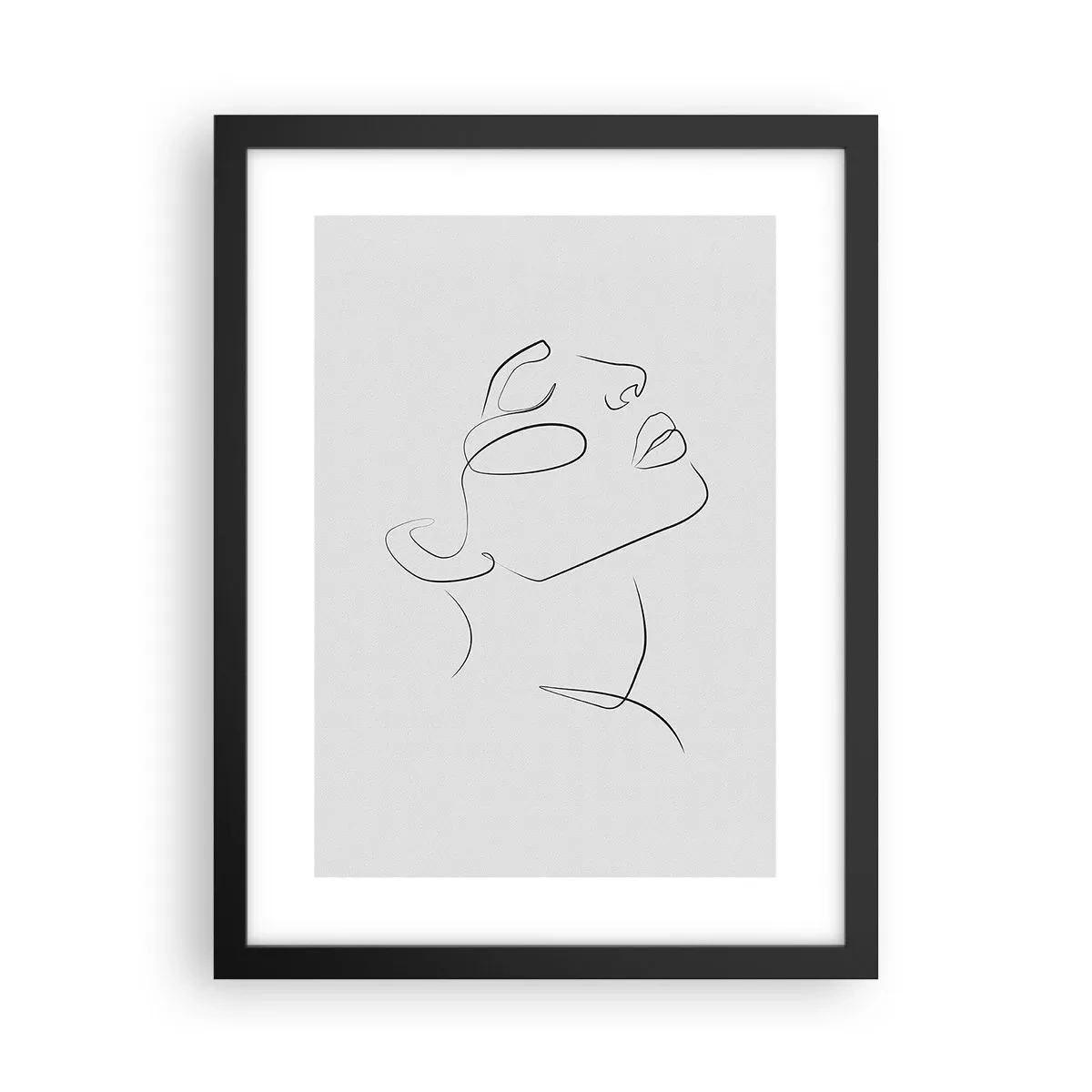 Poster in einem schwarzem Rahmen - Die Drehungen und Wendungen der Träume - 30x40 cm