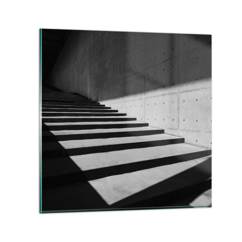 Glasbild - Bild auf glas - Rohe Schönheit des Modernismus - 50x50 cm