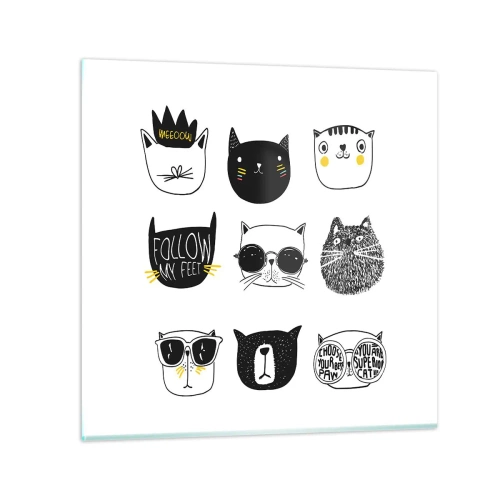 Glasbild - Bild auf glas - Jeder andere - 30x30 cm