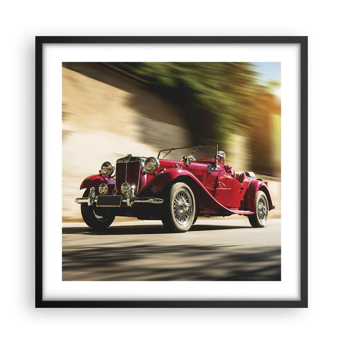 Poster in einem schwarzem Rahmen - Schöner als Nike von Samothrake - 50x50 cm