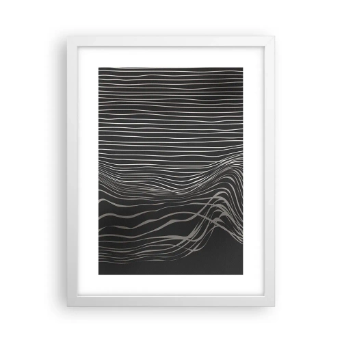 Poster in einem weißen Rahmen - Rhythmus und Akzent - 30x40 cm