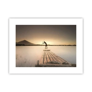 Poster - Vor dem schlafen gehen - 40x30 cm