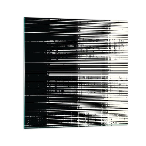 Glasbild - Bild auf glas - Wellen und Vibrationen - 30x30 cm