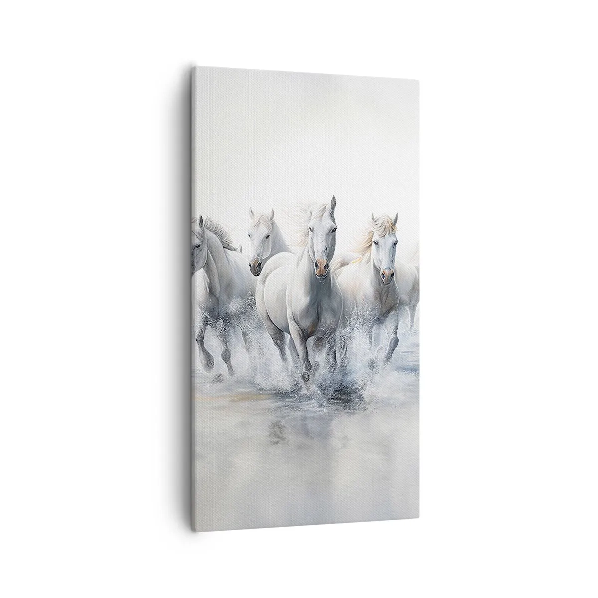 Bild auf Leinwand - Leinwandbild - Weiße Magie - 55x100 cm