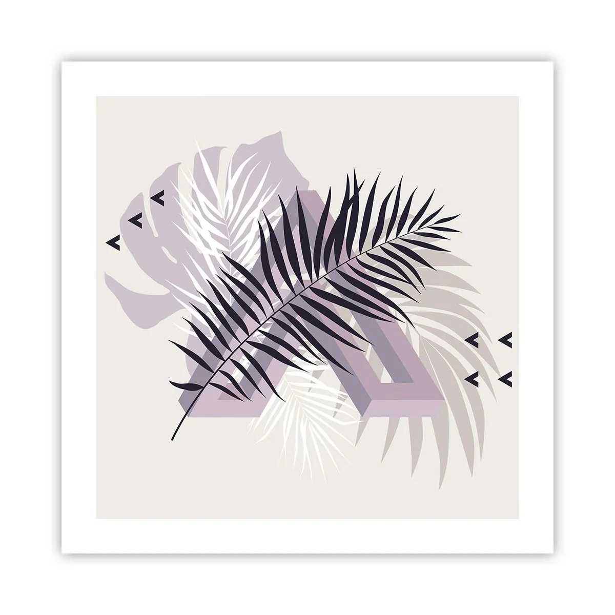 Poster - Der Schatten des Schattens - 50x50 cm