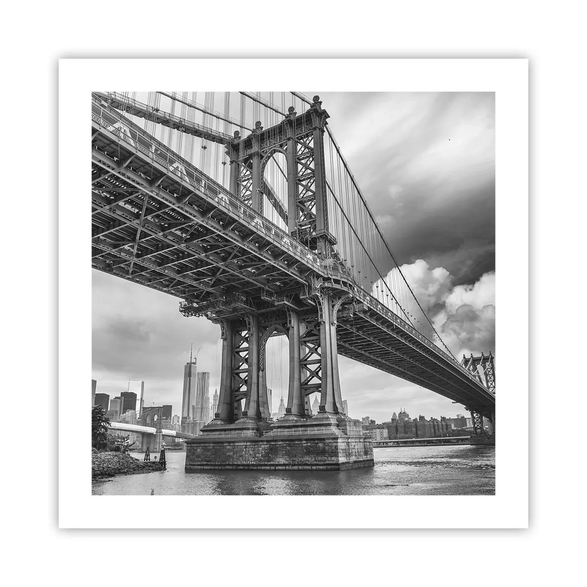 Poster - Ins Herz der Stadt - 50x50 cm