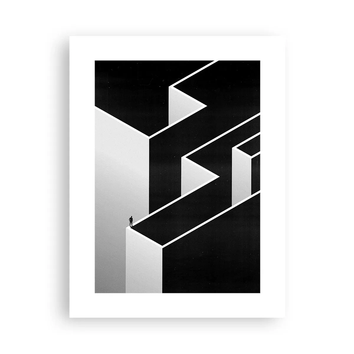 Poster - Einsamkeit an der Spitze - 30x40 cm