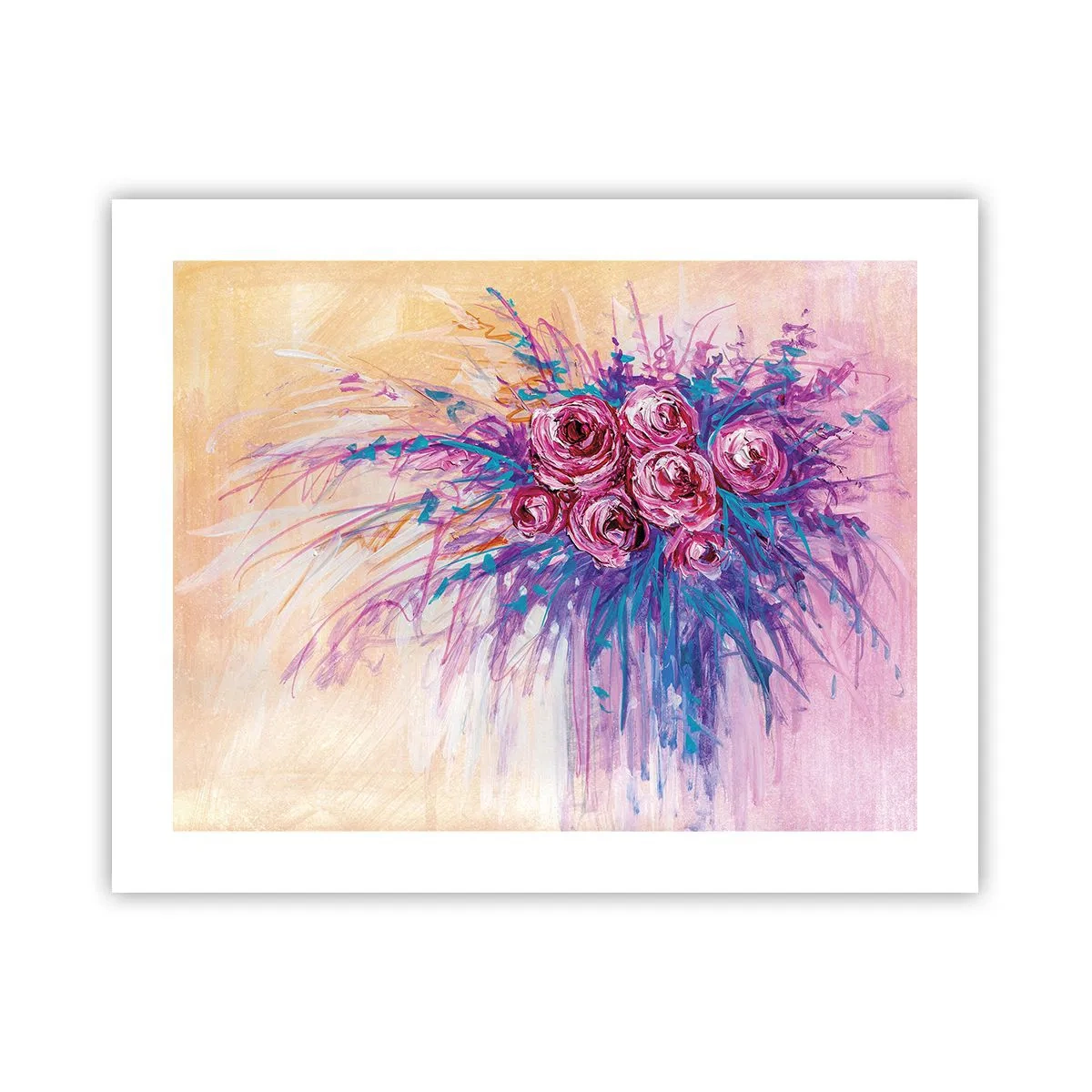 Poster - Rosenbrunnen - 50x40 cm