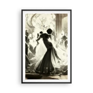 Poster in einem schwarzem Rahmen - Die große Maskerade - 61x91 cm