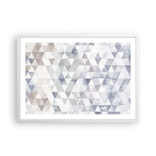 Poster in einem weißen Rahmen - Im Rhythmus auf drei - 70x50 cm