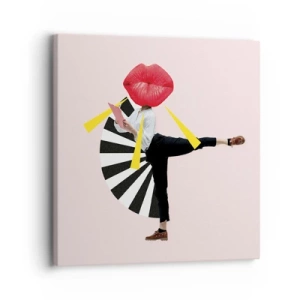 Bild auf Leinwand - Leinwandbild - Surreale Pop-Art - 30x30 cm