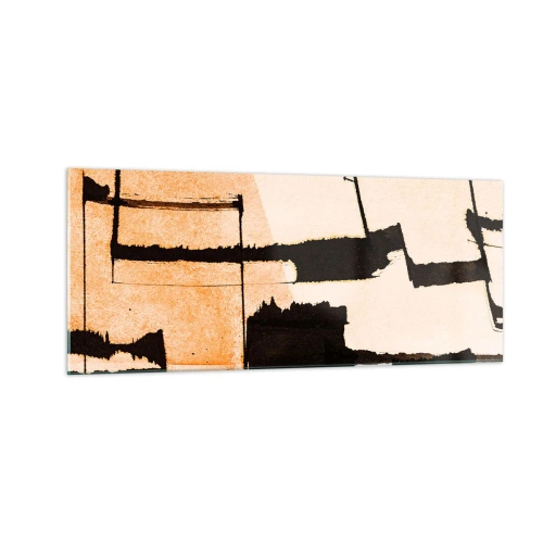 Glasbild - Bild auf glas - Also doch Ordnung - 100x40 cm