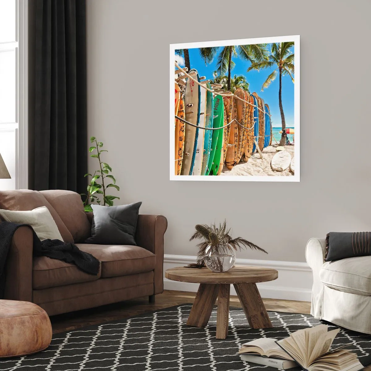 Poster - Sonniger Spaß - 50x50 cm